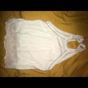 White halter top